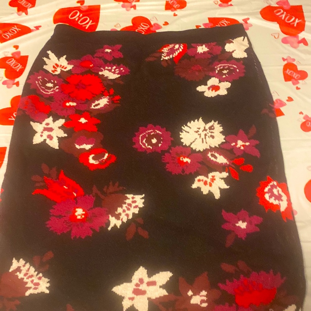 Floral print Ann Taylor Factory Petite MP skirt